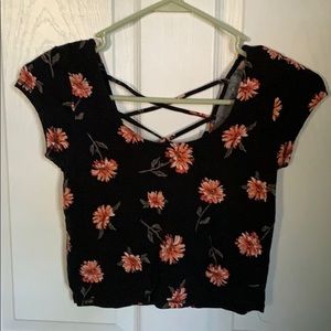☀️Floral crop top